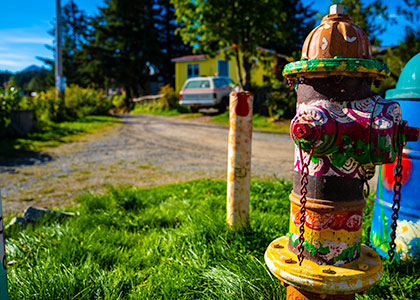 Decorative Fire Hydrant in Seldovia