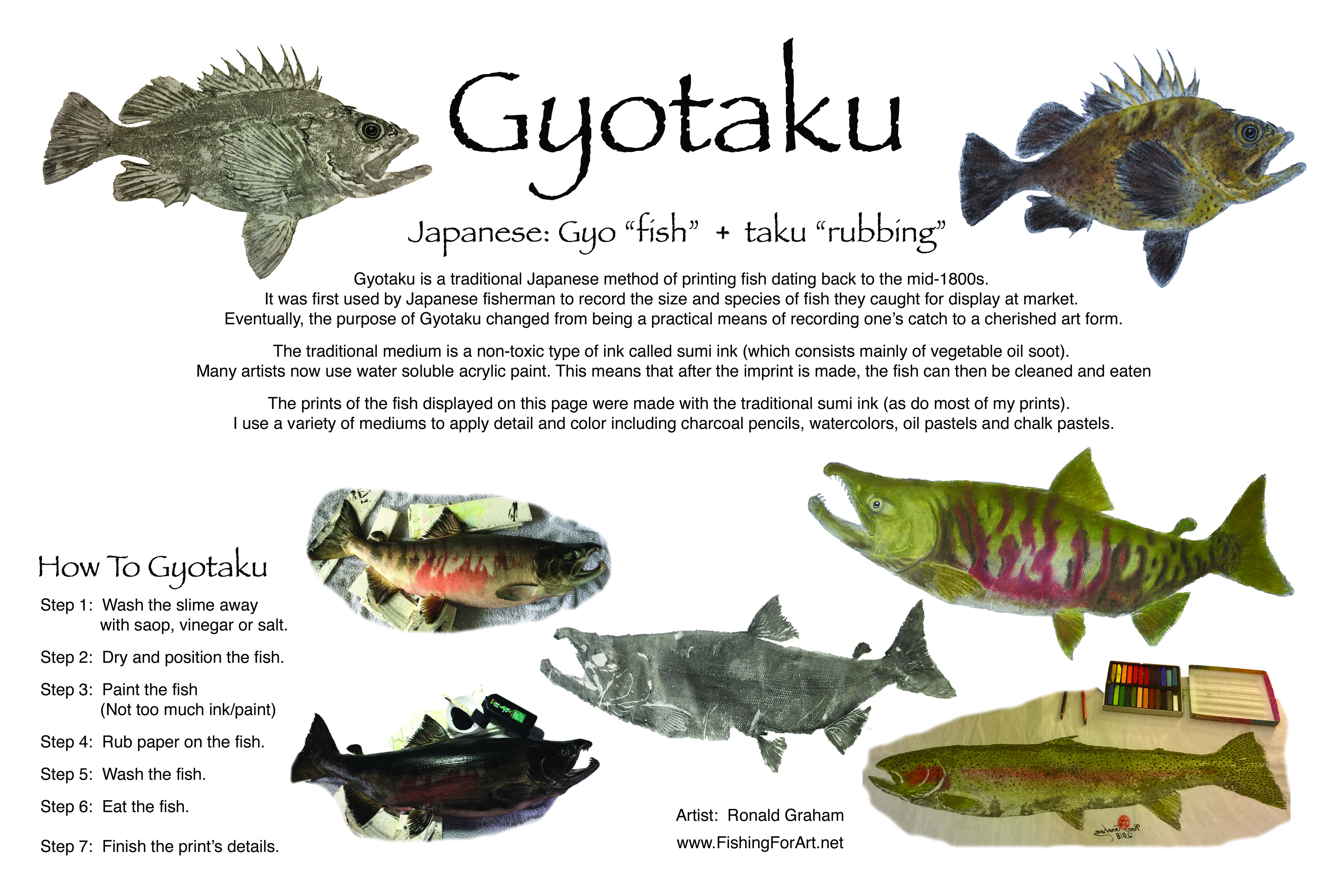 Gyotaku - Fish Printing Class for Teens/Adults - Seldovia Village