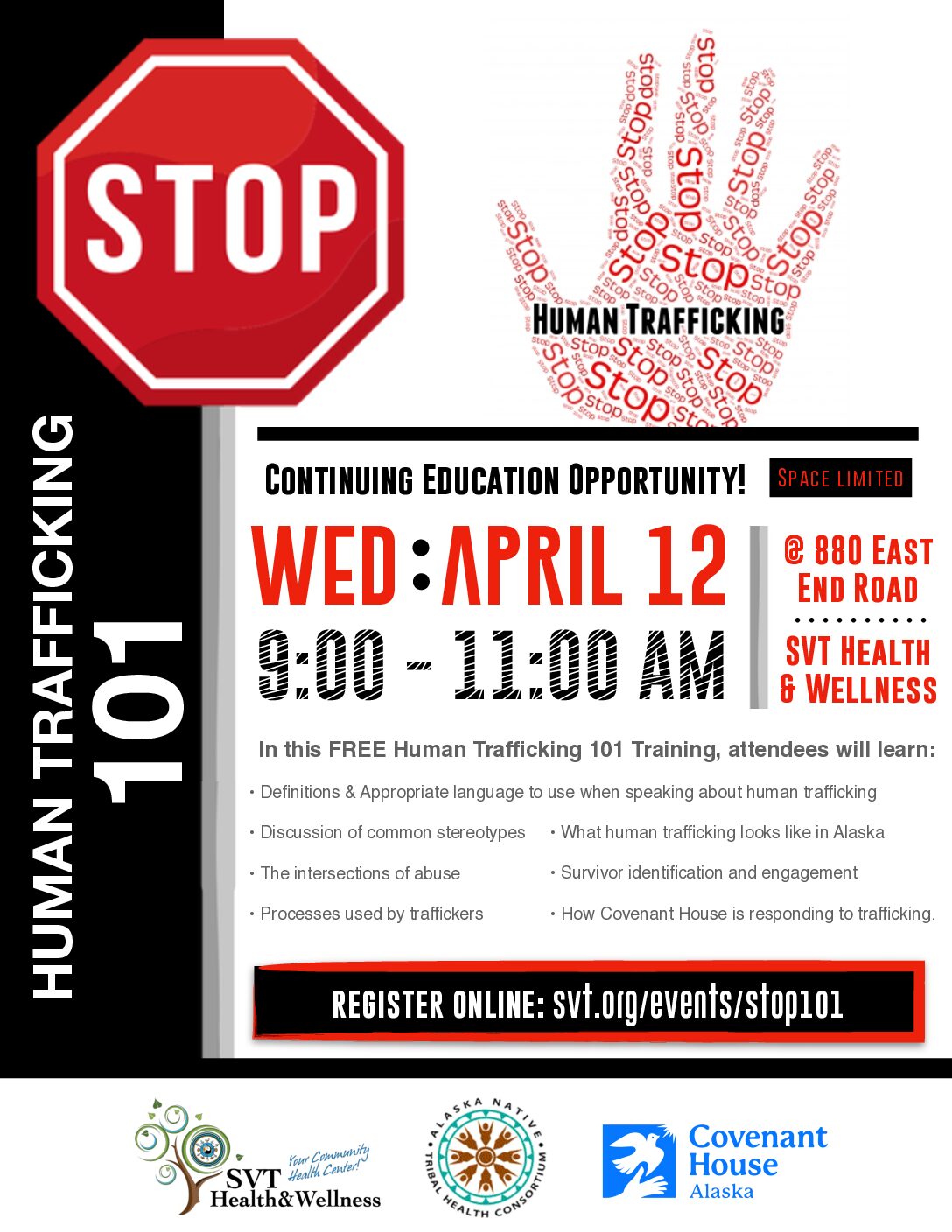 Stop Human Trafficking 101 Seldovia Village Tribe